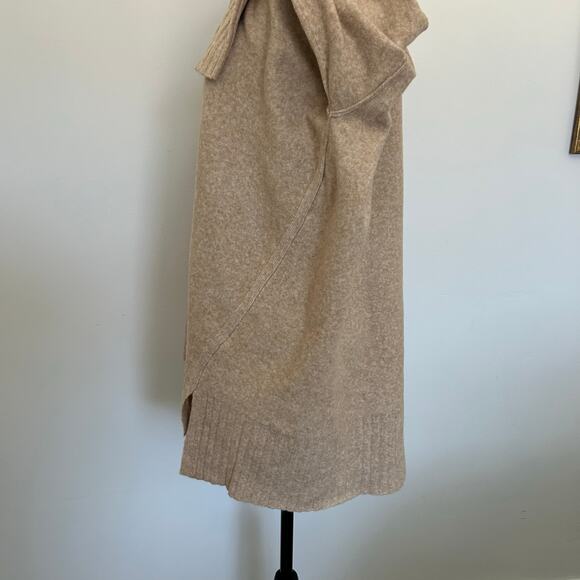 Free People Phoebe Oversize Knit Sweater, Beige, Size S - Picture 3 of 8